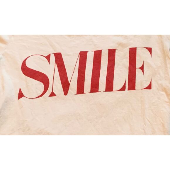 Sol Angeles White GRAPHIC smile LOGO T SHIRT sz M - Picture 3 of 7